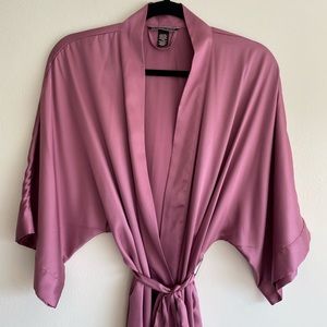 Victoria’s Secret Blush Satin Robe